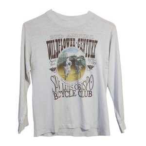 WILDFLOWER CENTURY x VINTAGE 90s Chico bicycle ride event tee long sleeve S